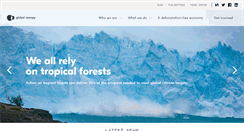 Desktop Screenshot of globalcanopy.org